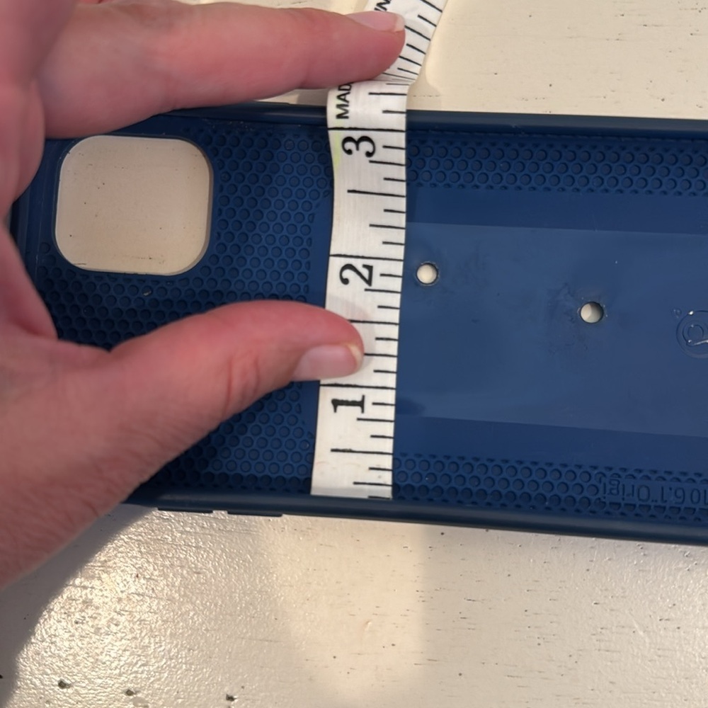 Loopy iPhone Case Blue & White Ocean Design Phone Case - 6.1” Phone iPhone XR - Picture 5 of 7